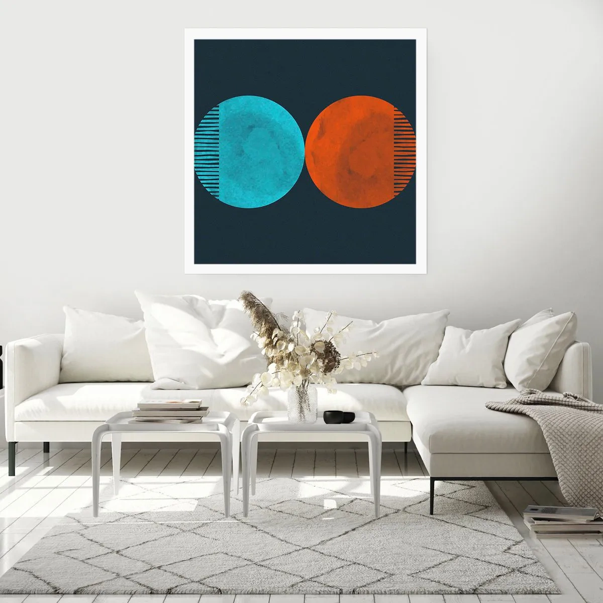 Poster - Nur Geometrie? - 30x30 cm