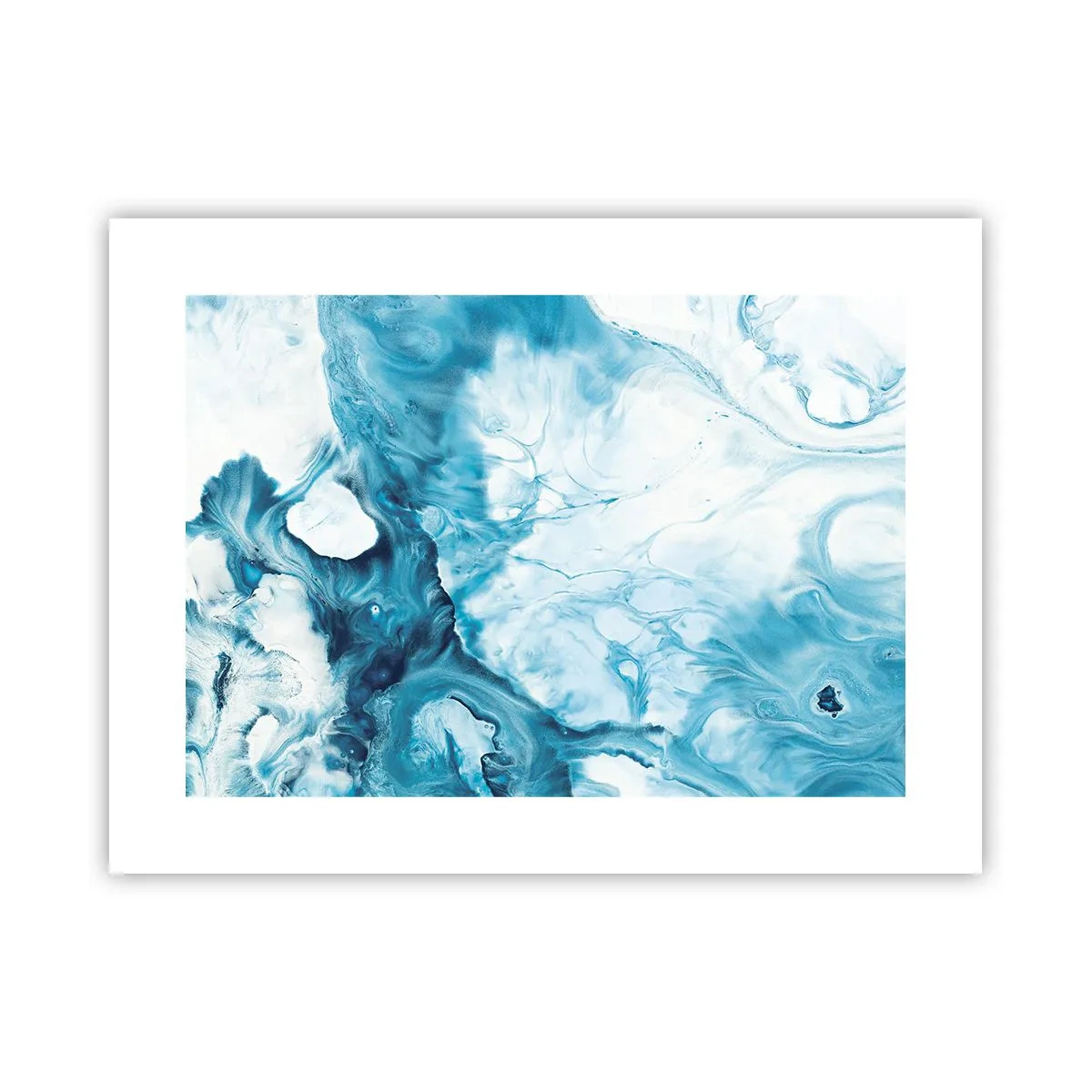 Poster - Blaues Konzert - 40x30 cm