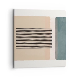 Bild auf Leinwand - Leinwandbild - Alles ist in Ordnung - 70x70 cm