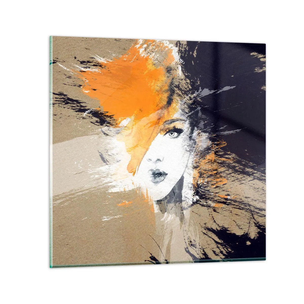 Glasbild - Bild auf glas - Und es ist Licht - 40x40 cm