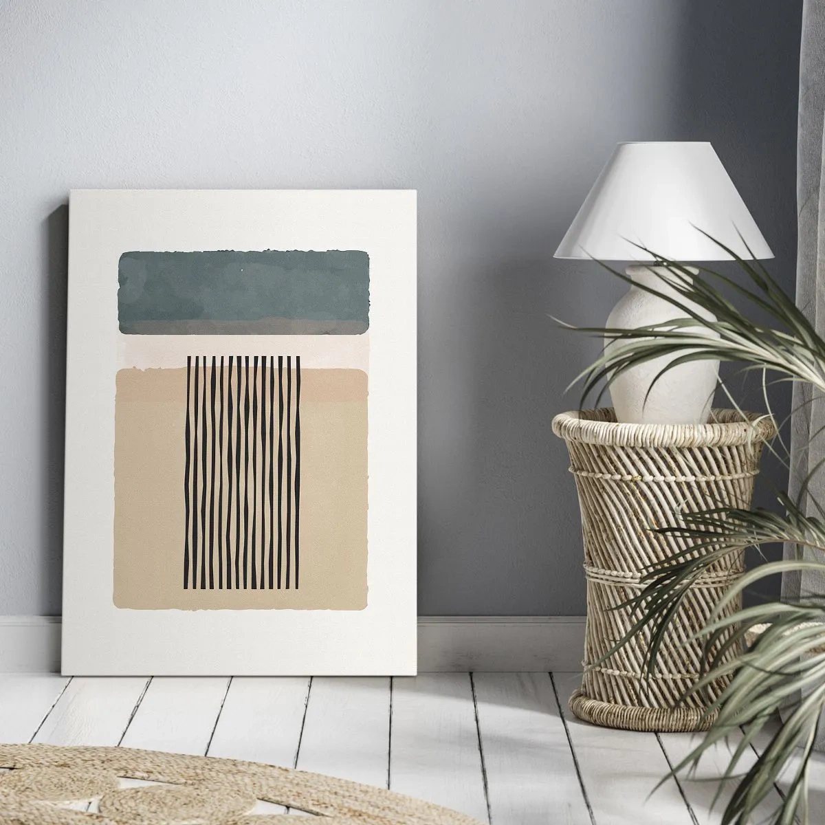 Bild auf Leinwand - Leinwandbild - Alles ist in Ordnung - 65x120 cm