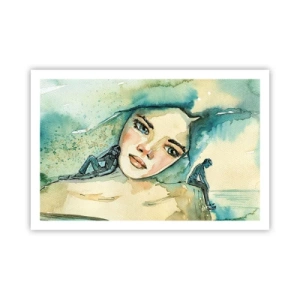 Poster - Bin ich blau? - 91x61 cm