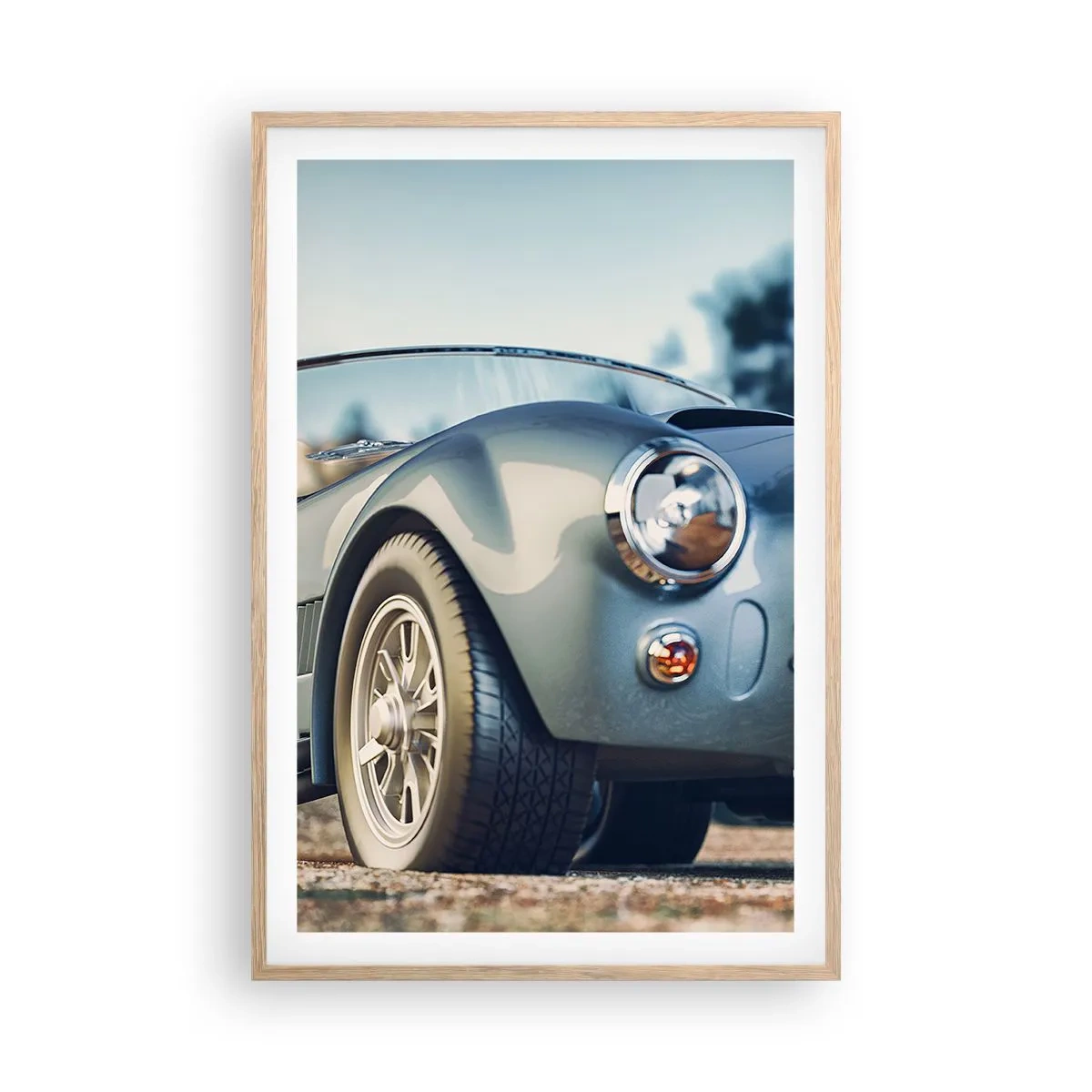 Poster in einem Rahmen aus heller Eiche - Denn Stil zählt - 61x91 cm