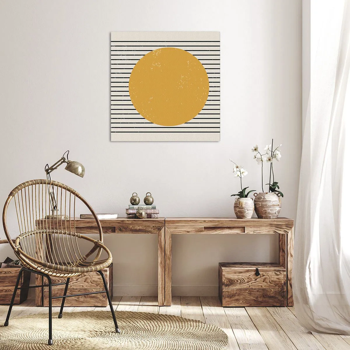 Bild auf Leinwand - Leinwandbild - Die Kraft der Einfachheit - 30x30 cm