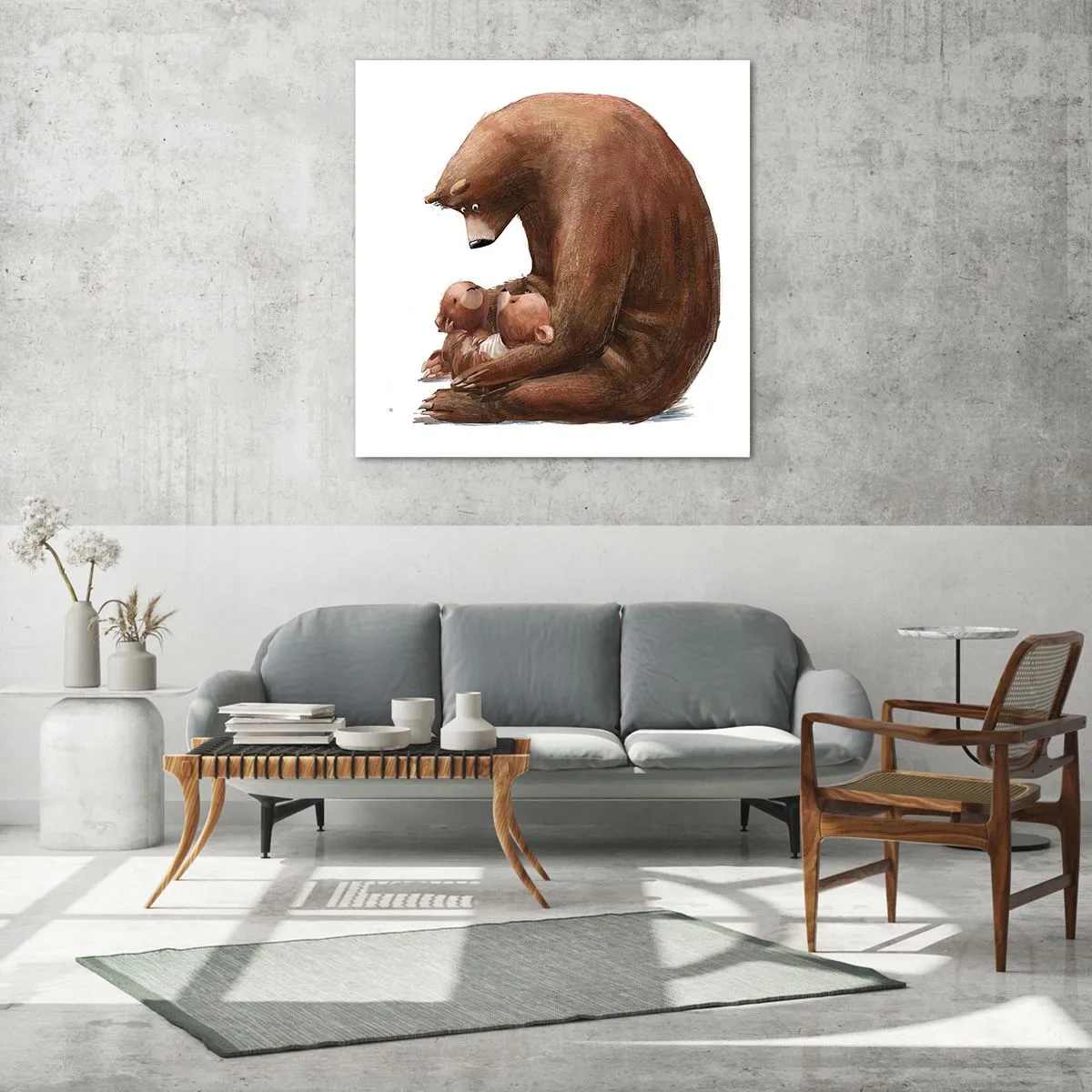 Glasbild - Bild auf glas - Süße Träume, Kinder - 60x60 cm