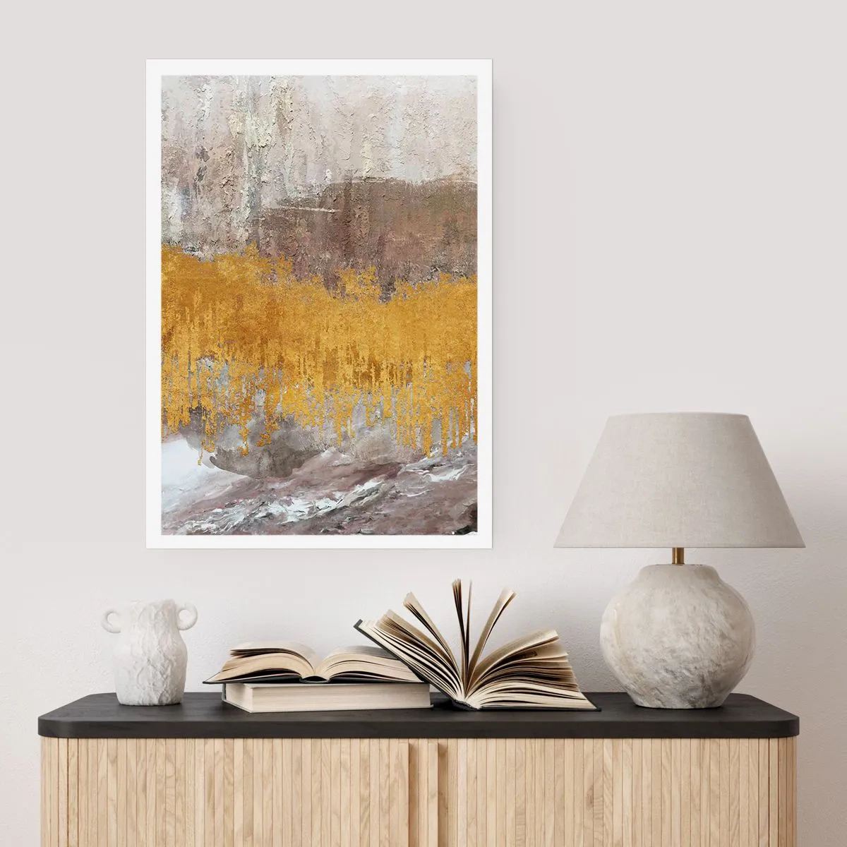 Poster - Goldene Explosion - 61x91 cm