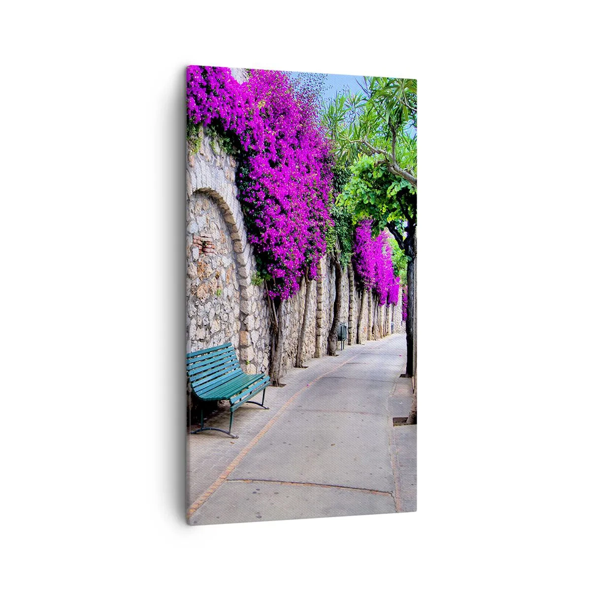 Bild auf Leinwand - Leinwandbild - Lass uns so schnell wie möglich treffen - 45x80 cm