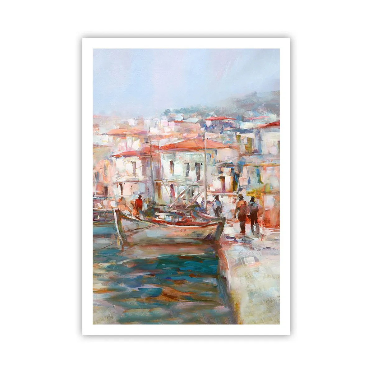 Poster - Pastell-Sommerferien - 70x100 cm