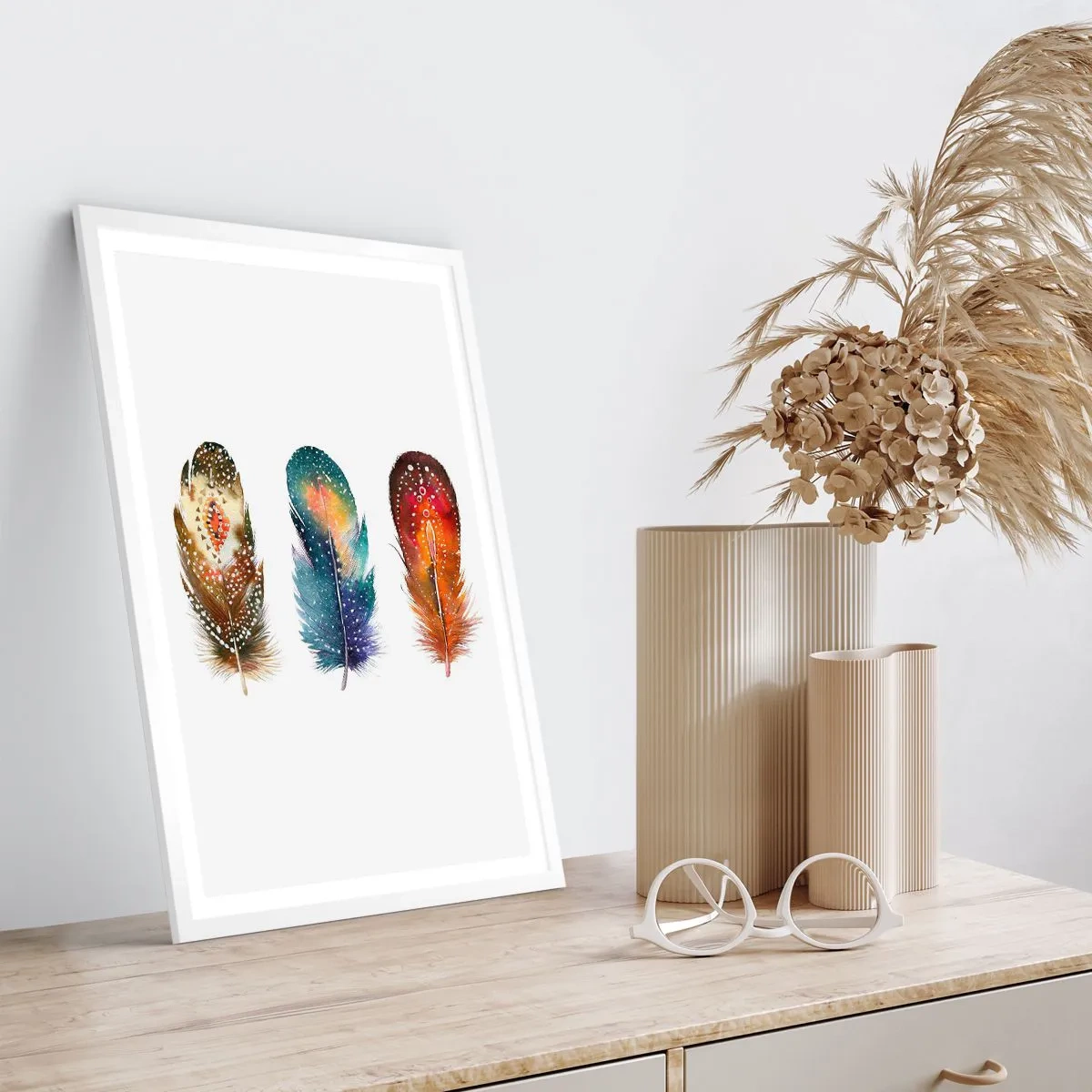 Poster in einem weißen Rahmen - Rituale, Zeremonien, Geheimnisse - 40x50 cm