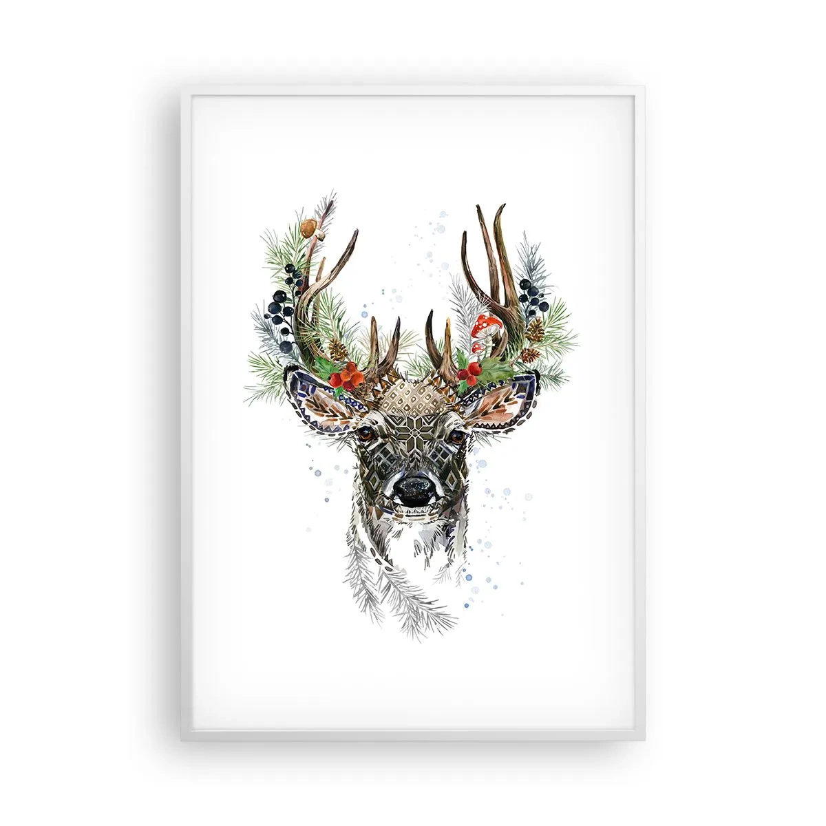 Poster in einem weißen Rahmen - Im festlichen Gewand - 70x100 cm