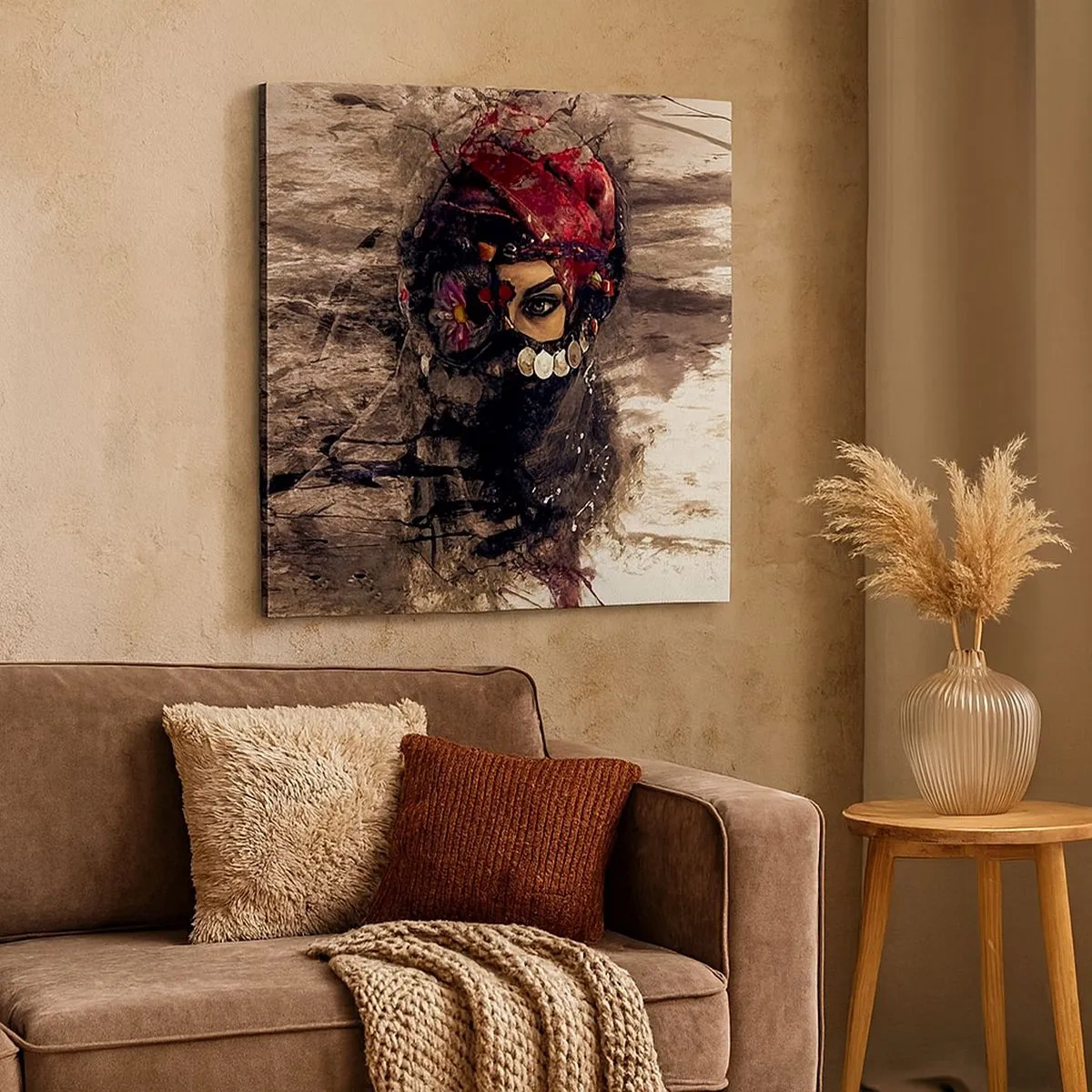 Bild auf Leinwand - Leinwandbild - Gelinde gesagt besorgniserregend - 30x30 cm