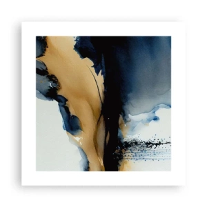 Poster - Hinter dem Vorhang - 40x40 cm