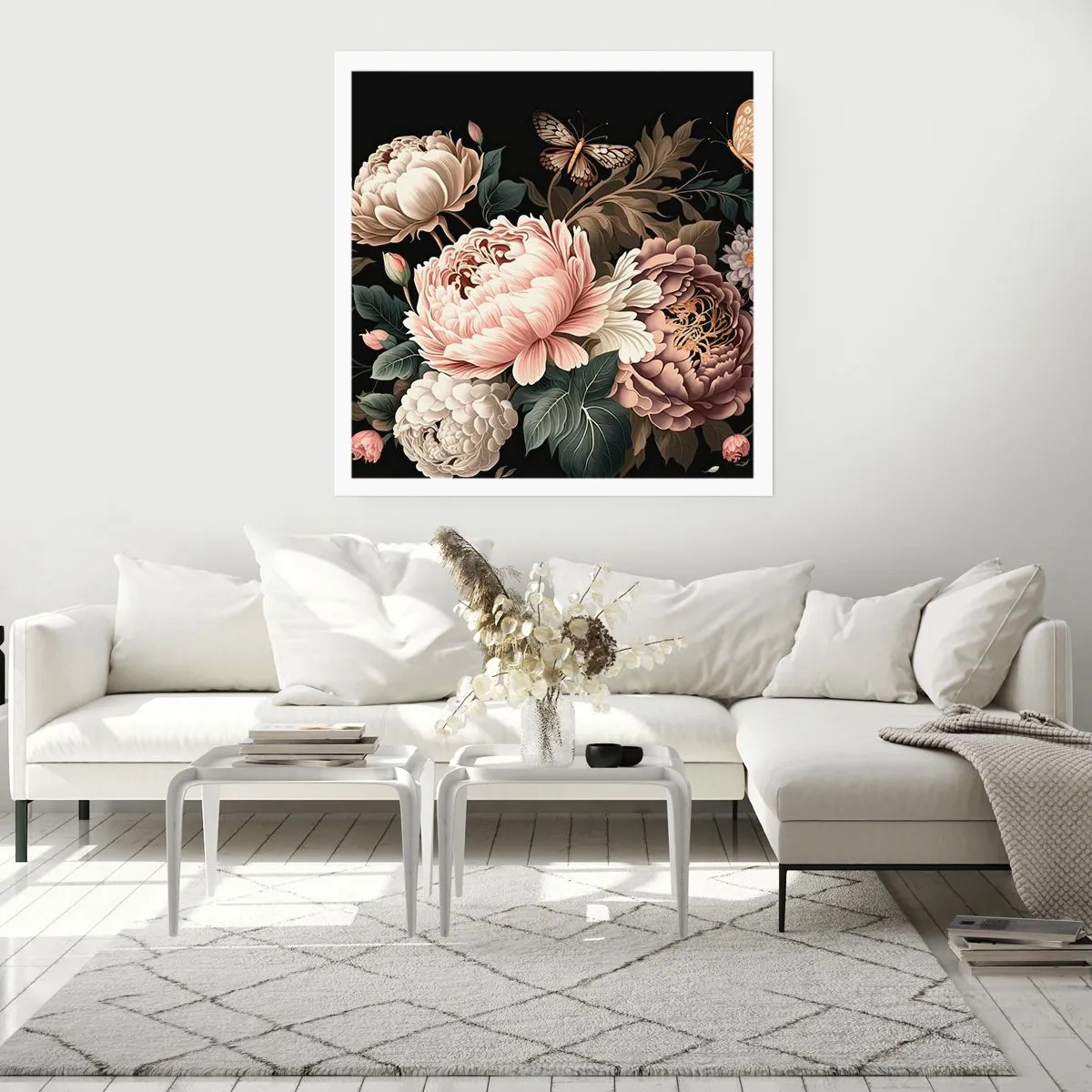 Poster - Im Barockstil - 50x50 cm