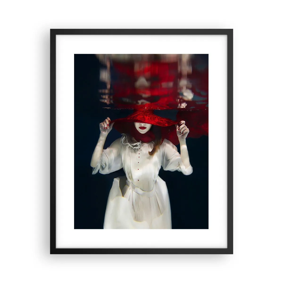 Poster in einem schwarzem Rahmen - Boshafte Göttin in der slawischen Mythologie - 40x50 cm