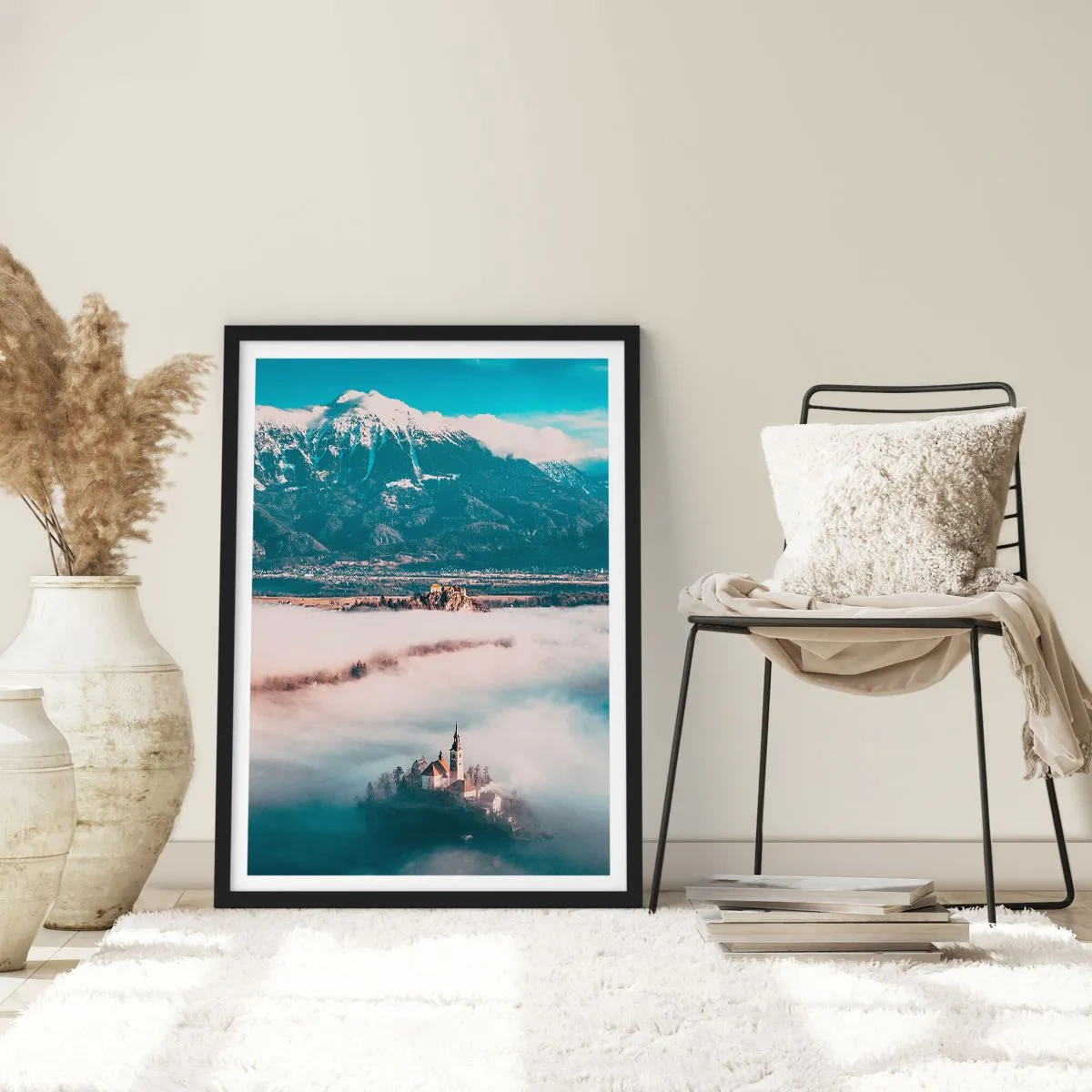 Poster in einem schwarzem Rahmen - Der Anfang eines Märchens - 30x40 cm