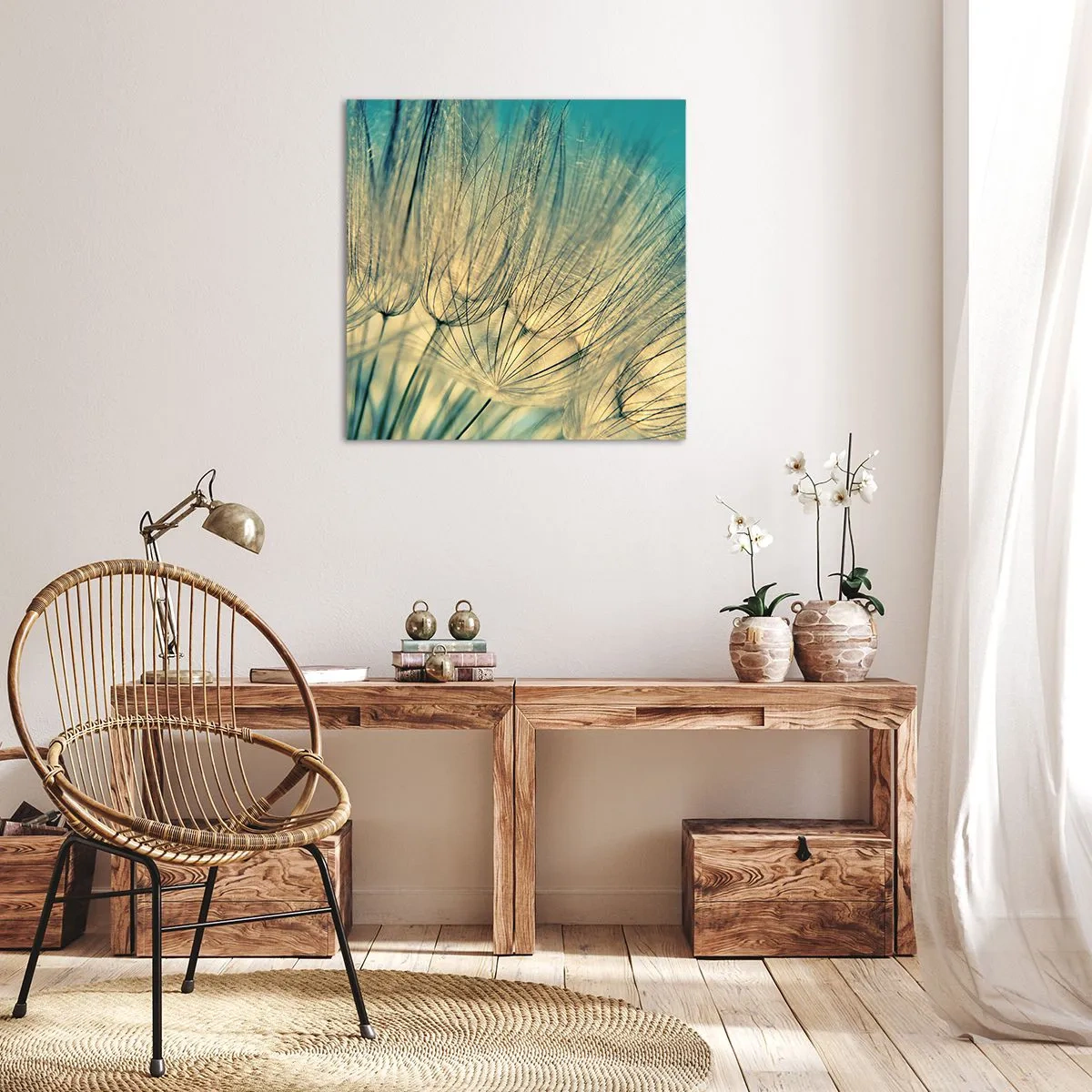 Bild auf Leinwand - Leinwandbild - In Erwartung des Windes - 30x30 cm