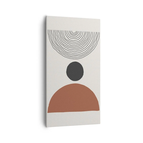 Bild auf Leinwand - Leinwandbild - Das Zentrum der Aufmerksamkeit - 55x100 cm