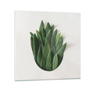 Glasbild - Bild auf glas - Ungebremste Neugier - 50x50 cm