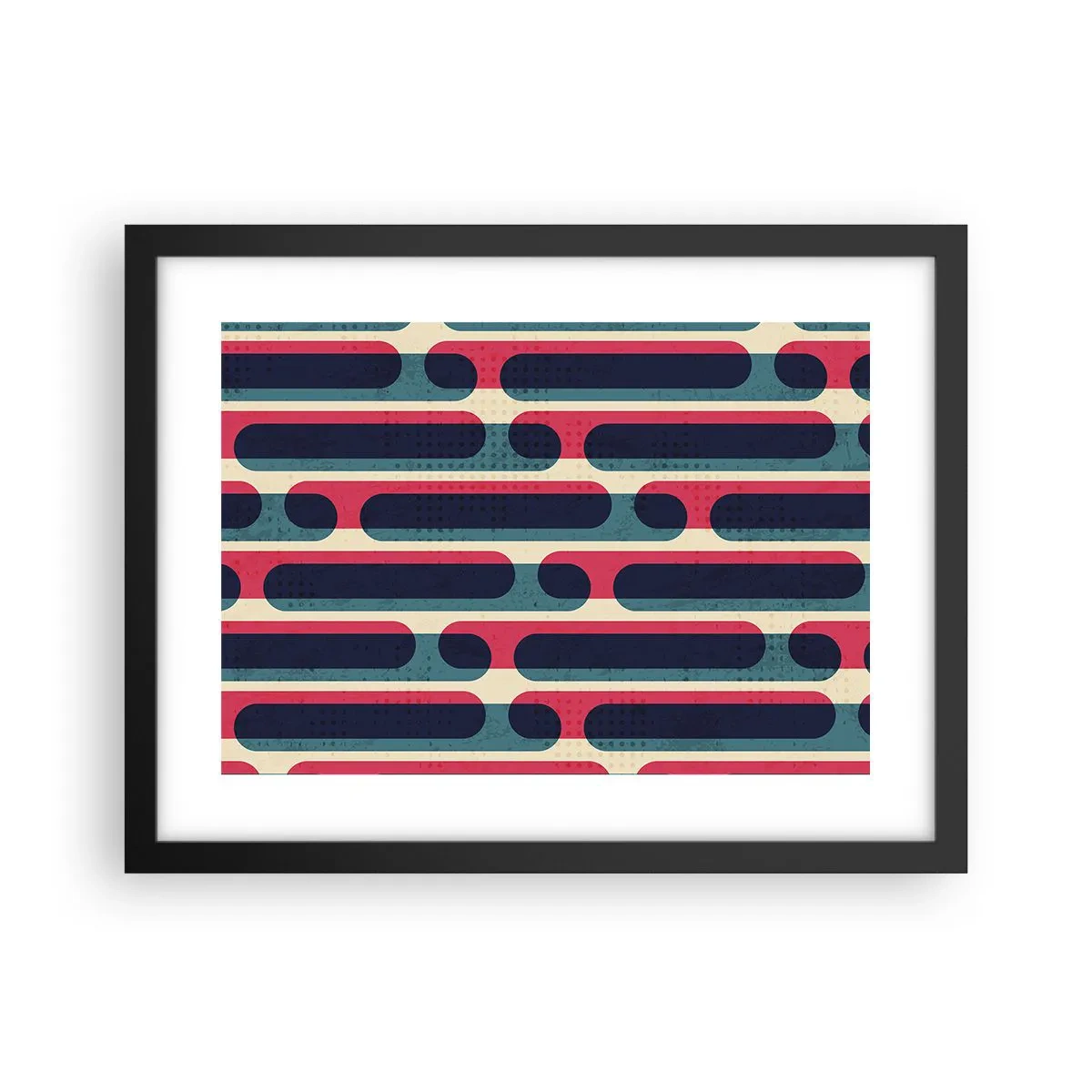Poster in einem schwarzem Rahmen - In die Tiefe und vorwärts - 40x30 cm