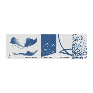 Fototapeten Muster Selbstklebend Deluxe Sticker - Geflügelte Abstraktion - Minimalismus, Abstraktion, Stück - 100x30 cm