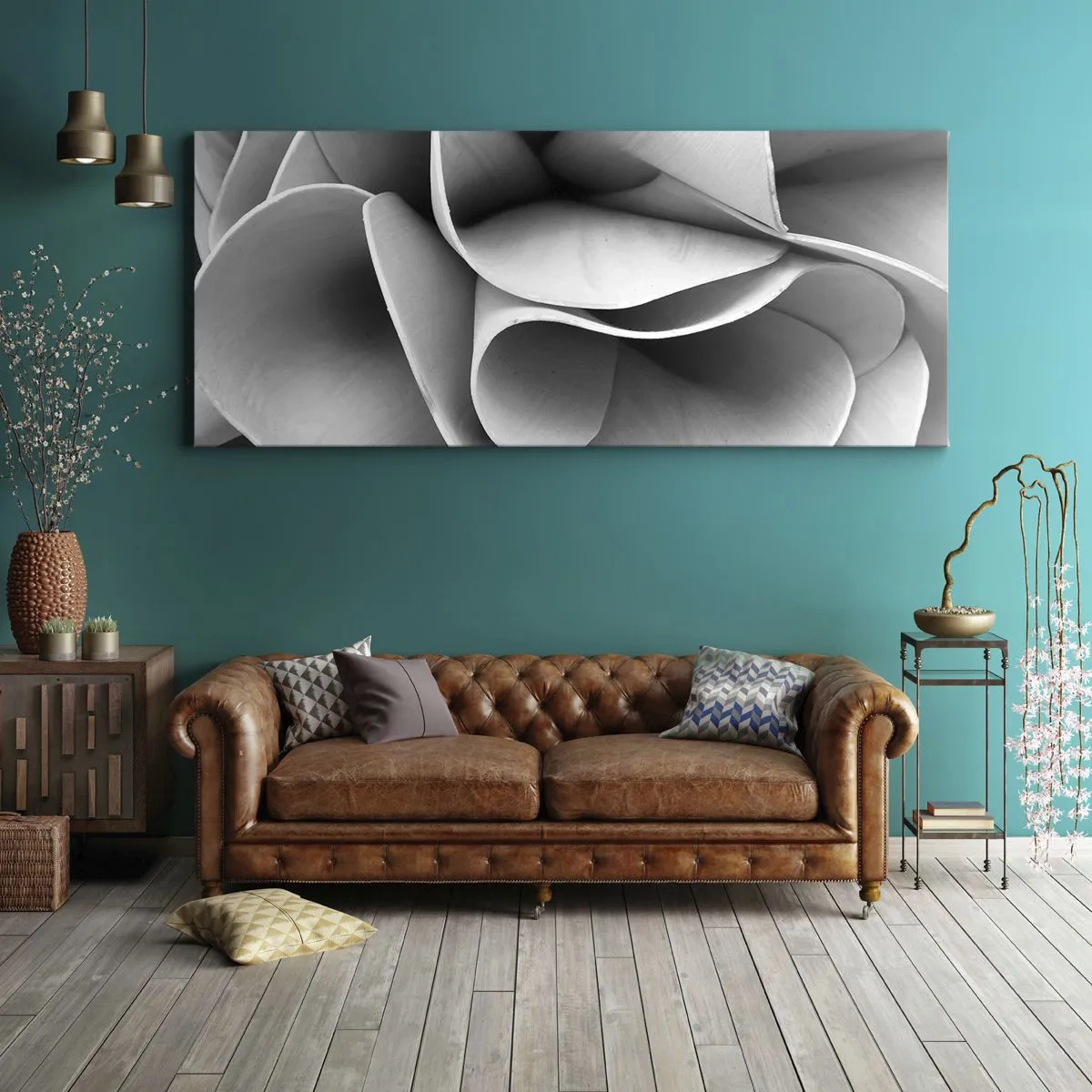 Bild auf Leinwand - Leinwandbild - Es passiert im Weltraum - 100x40 cm