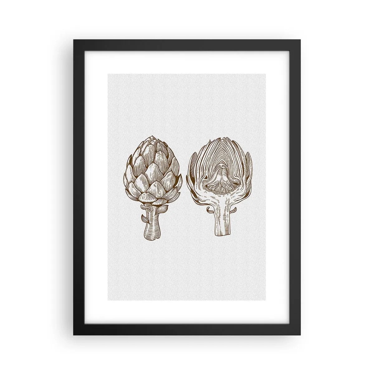 Poster in einem schwarzem Rahmen - Anatomie-Lektion - 30x40 cm