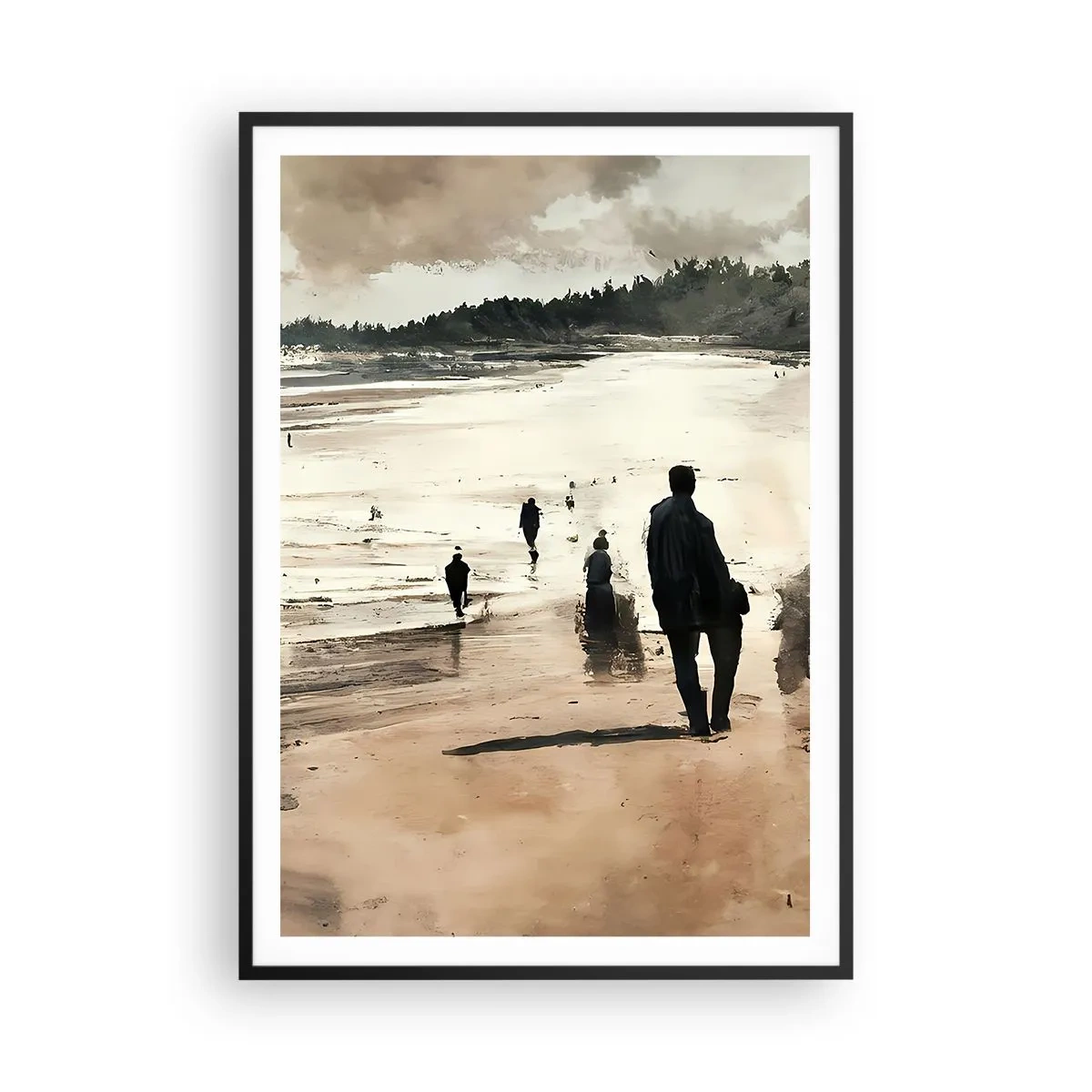 Poster in einem schwarzem Rahmen - Einberufen - 70x100 cm