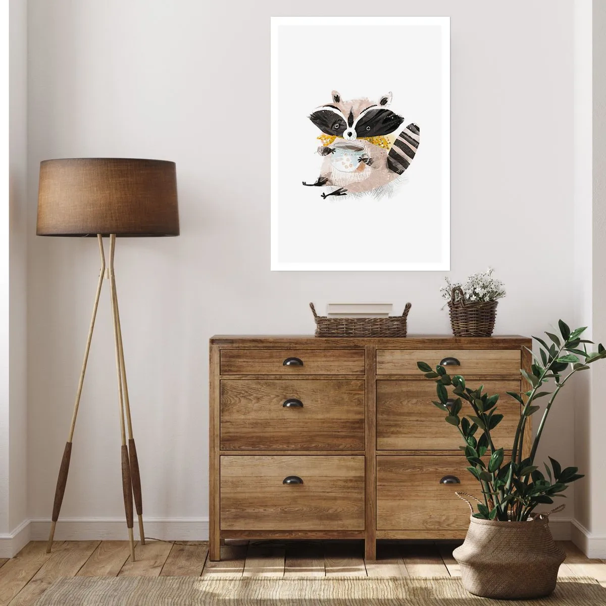 Poster - Mein Freund der Waschbär - 70x100 cm