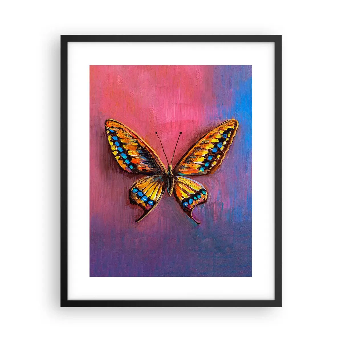 Poster in einem schwarzem Rahmen - Ein Juwel der Natur - 40x50 cm
