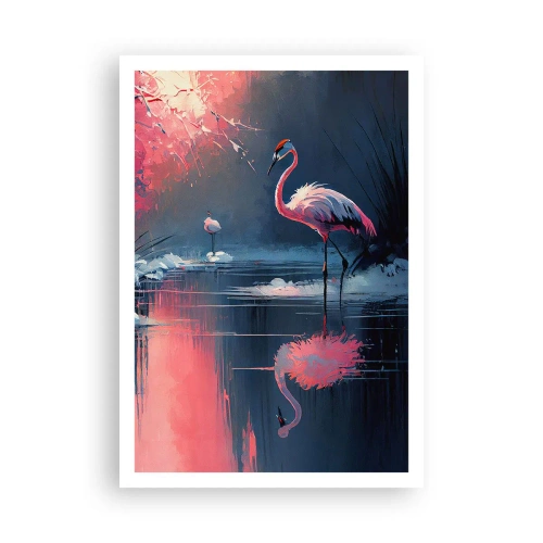 Poster - Rückzugsort für Vögel - 70x100 cm