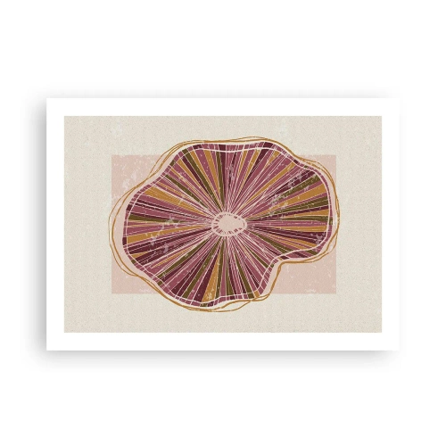 Poster - Strahlende Abstraktion - 70x50 cm