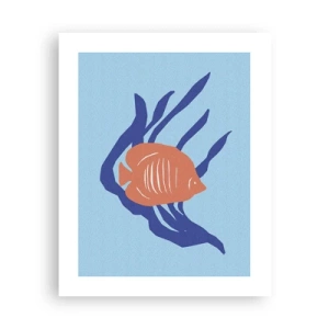 Poster - Bewohnerin von Korallengewässern - 40x50 cm