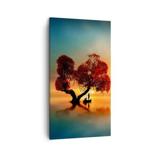 Bild auf Leinwand - Leinwandbild - Oddaysons und die Stille der Weltlosen - 45x80 cm