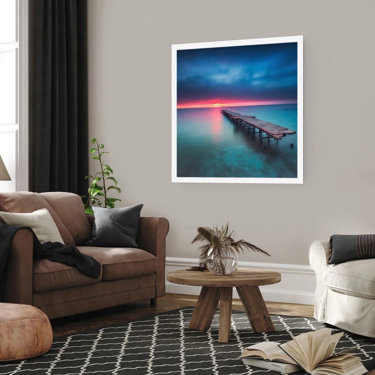 Poster - Zwischen Himmel und Erde - 30x30 cm