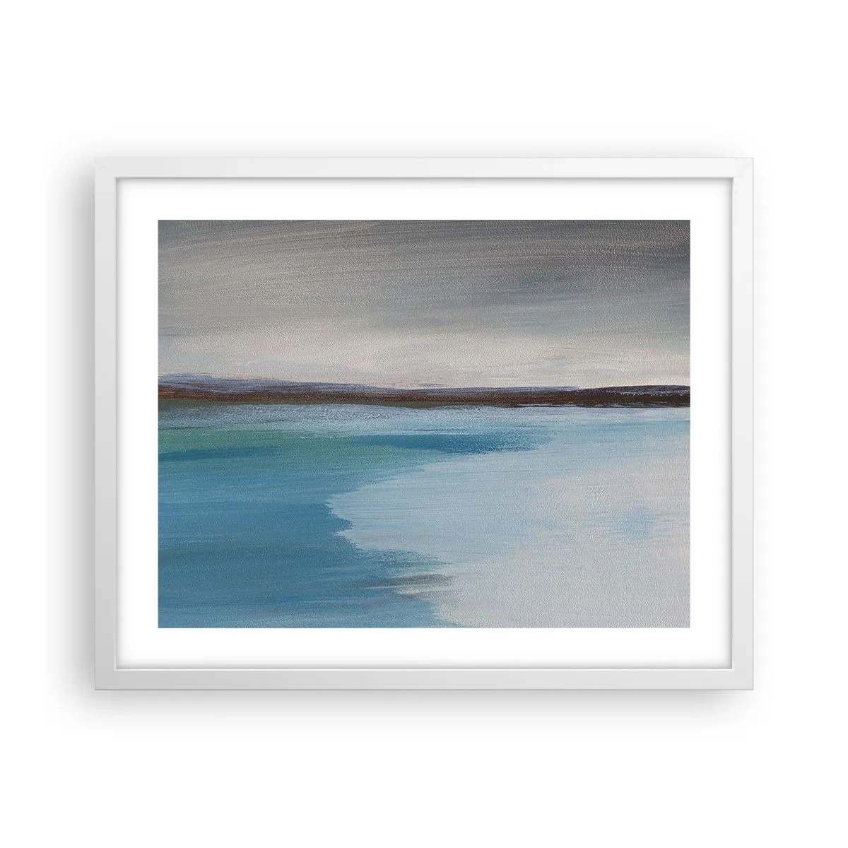 Poster in einem weißen Rahmen - Horizontale Landschaft - 50x40 cm