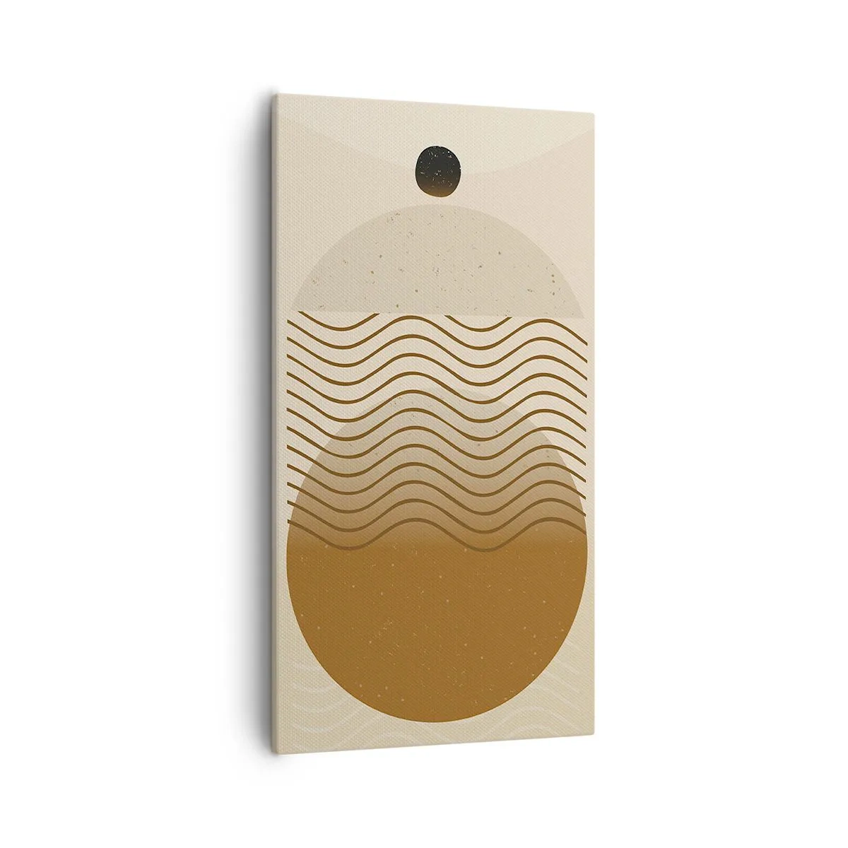 Bild auf Leinwand - Leinwandbild - Zur Entstehung geometrischer Figuren - 55x100 cm