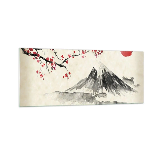 Glasbild - Bild auf glas - Liebe Japan - 100x40 cm