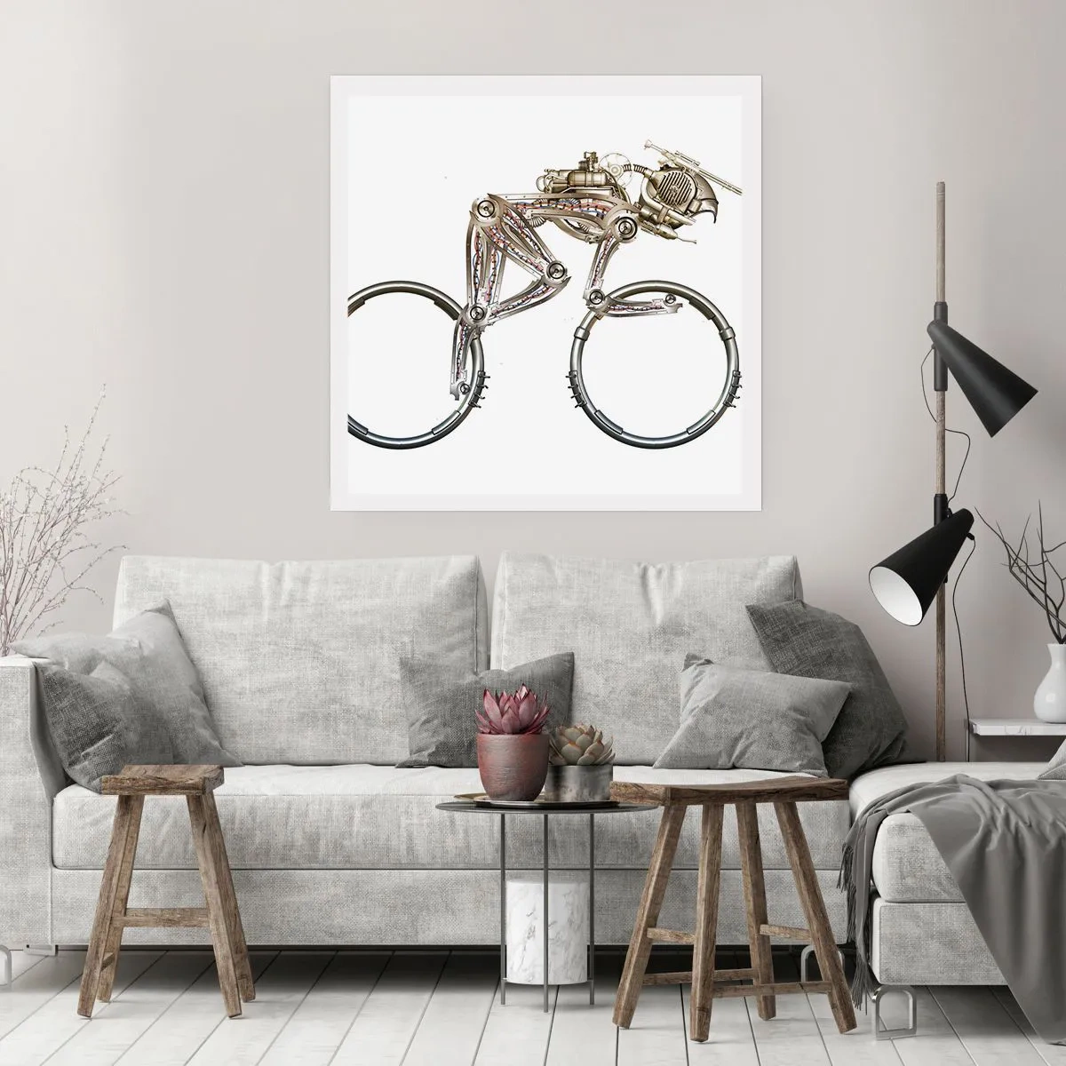 Poster - Eine tolle Maschine - 50x50 cm