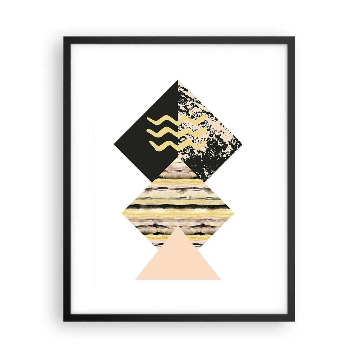 Poster in einem schwarzem Rahmen - Es ist nicht so einfach - 40x50 cm