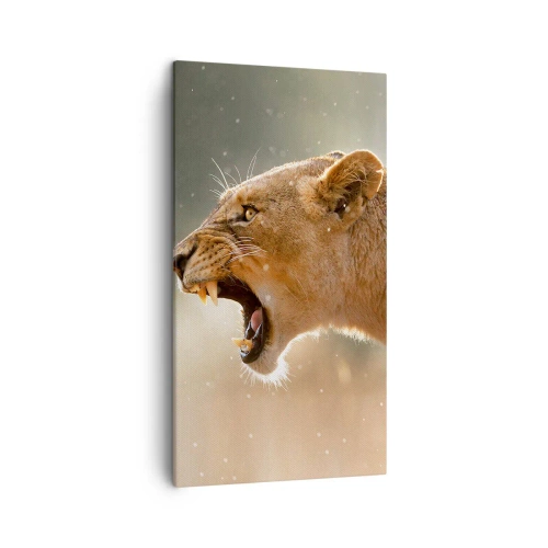 Bild auf Leinwand - Leinwandbild - Versuch, nicht zuzuhören - 45x80 cm