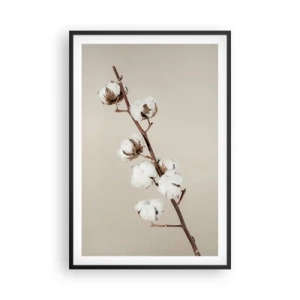 Poster in einem schwarzem Rahmen - An der Quelle der Weichheit - 61x91 cm