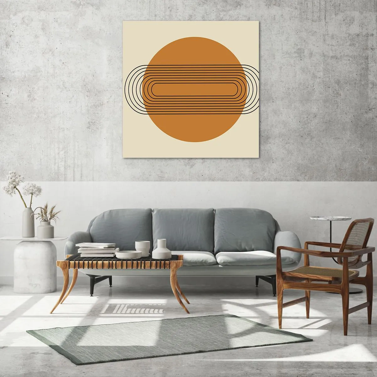 Glasbild - Bild auf glas - Perfekter Plan - 70x70 cm