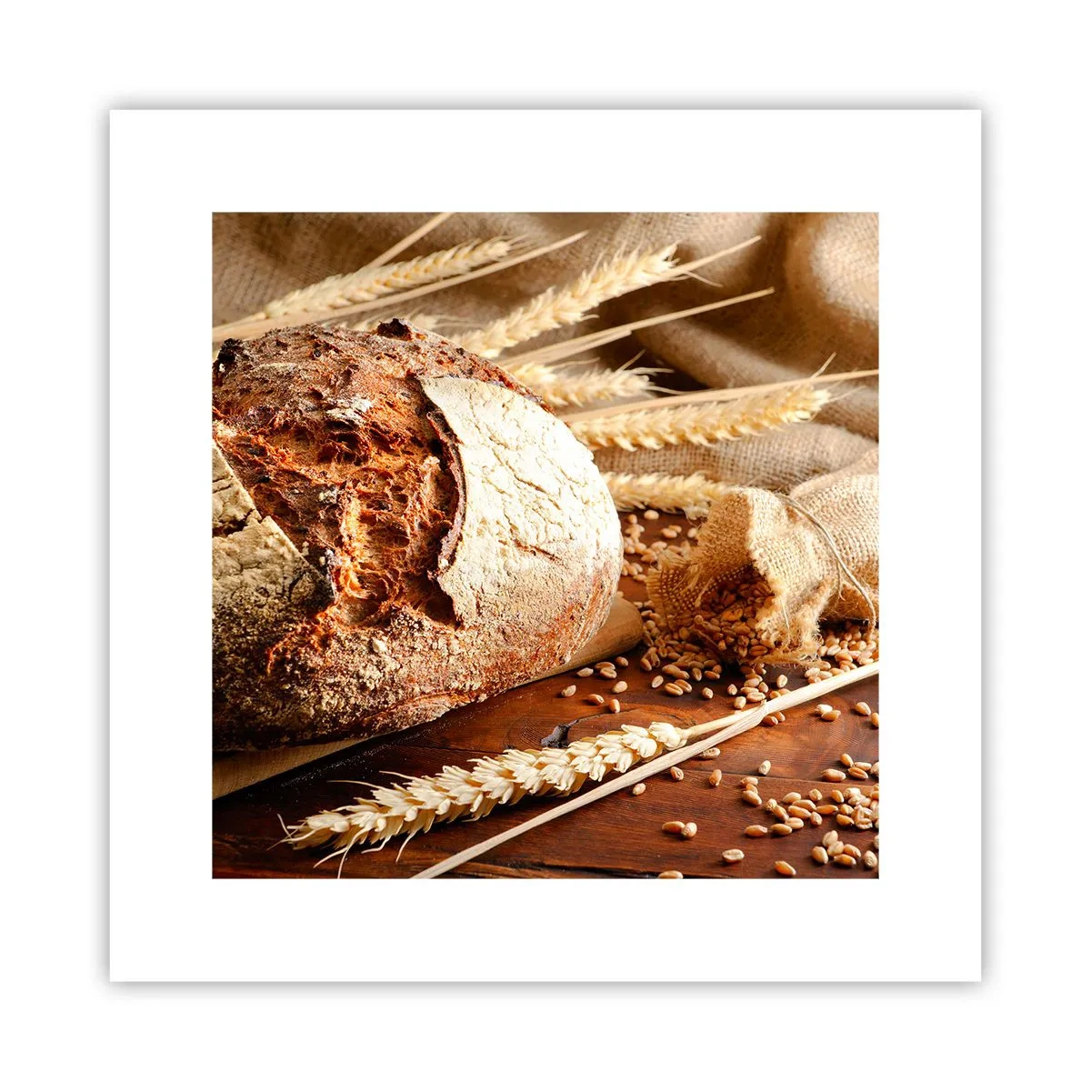 Poster - Appetitanregend, duftend, knackig - 30x30 cm