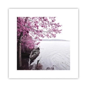 Poster - In rosa Stille - 30x30 cm