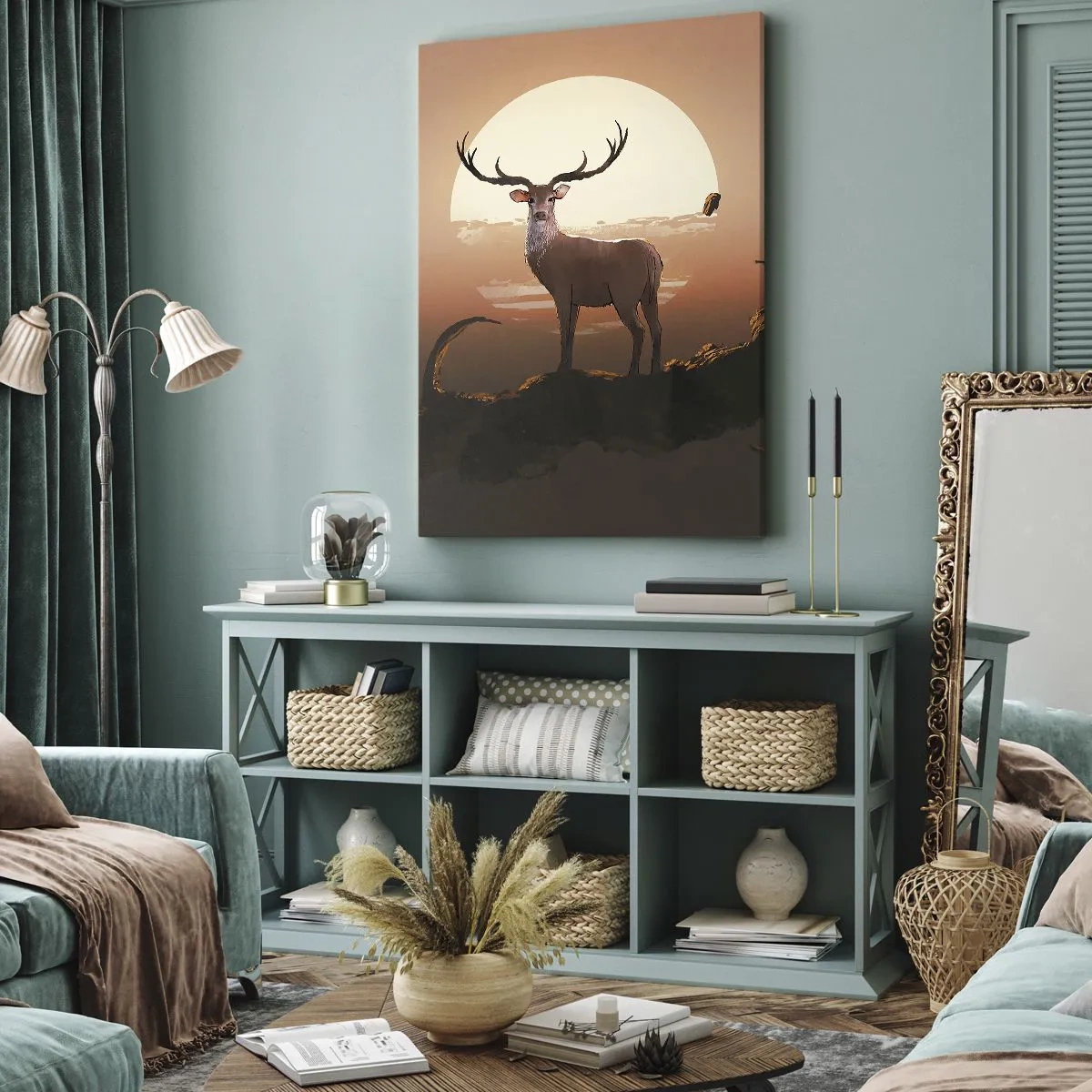 Bild auf Leinwand - Leinwandbild - Diese Nacht ist anders als jede andere - 65x120 cm