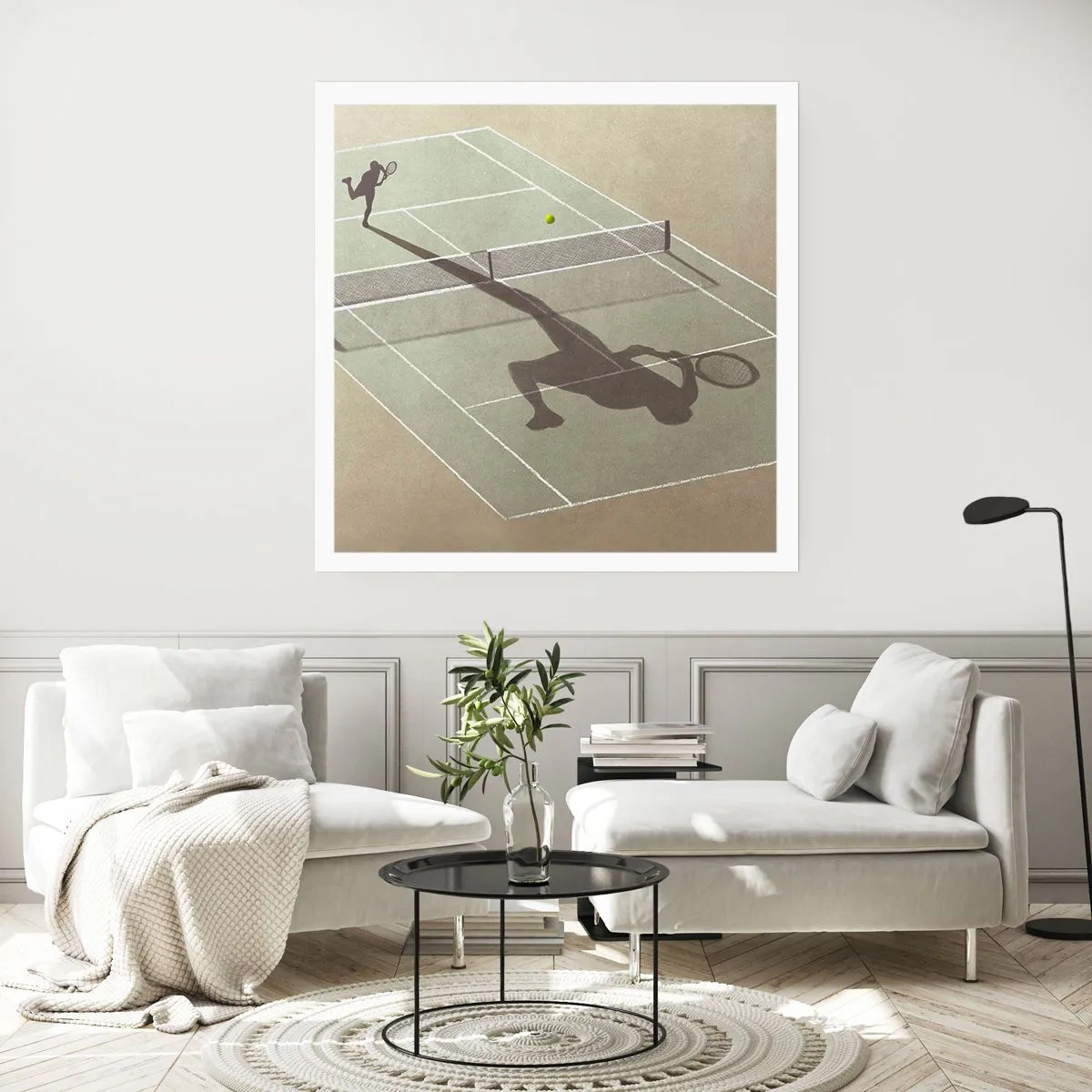 Poster - Überwinde dich selbst - 40x40 cm