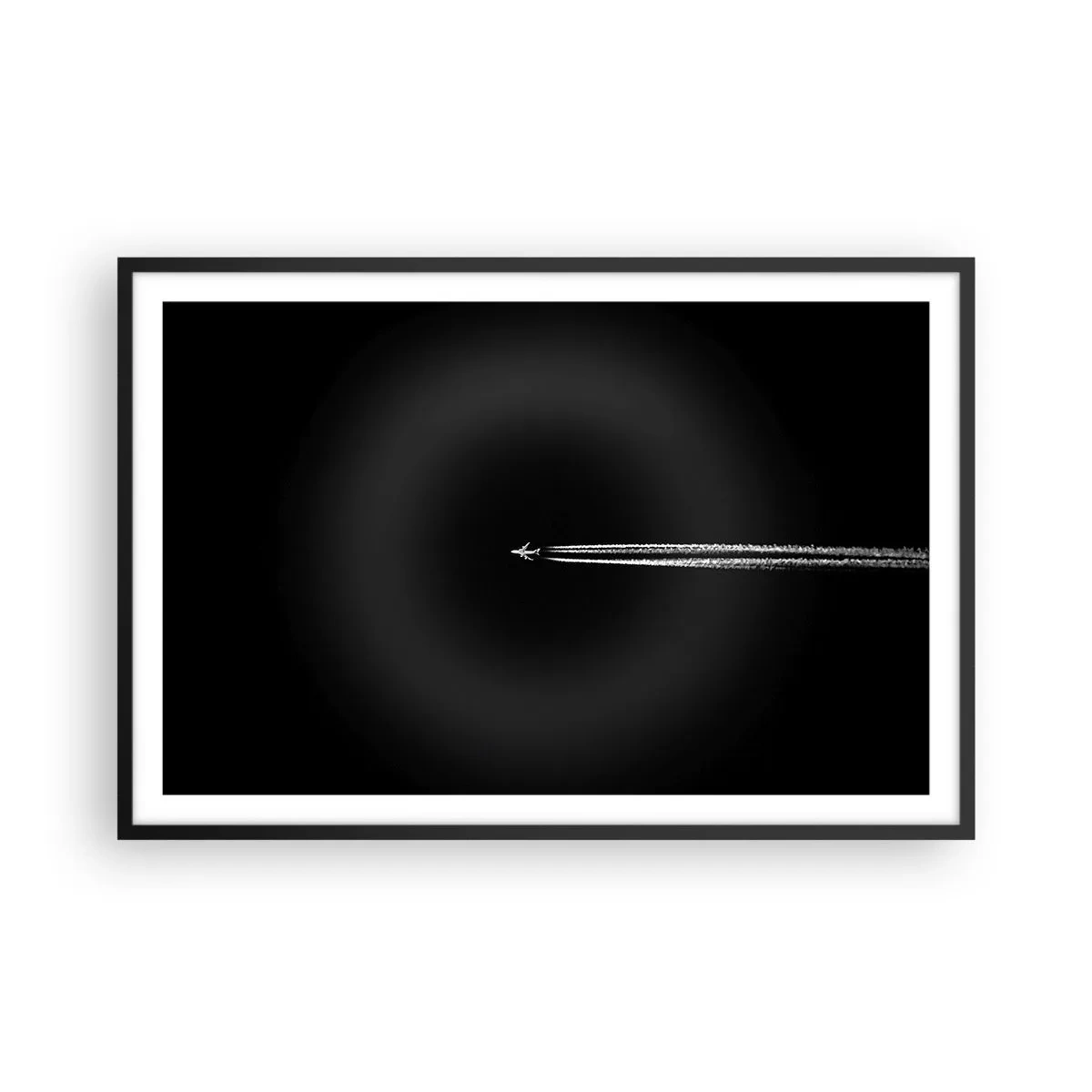 Poster in einem schwarzem Rahmen - In eine andere Dimension - 91x61 cm