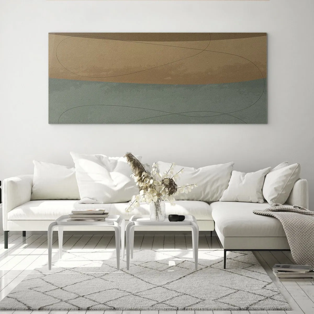 Glasbild - Bild auf glas - Horizontale Komposition - 100x40 cm