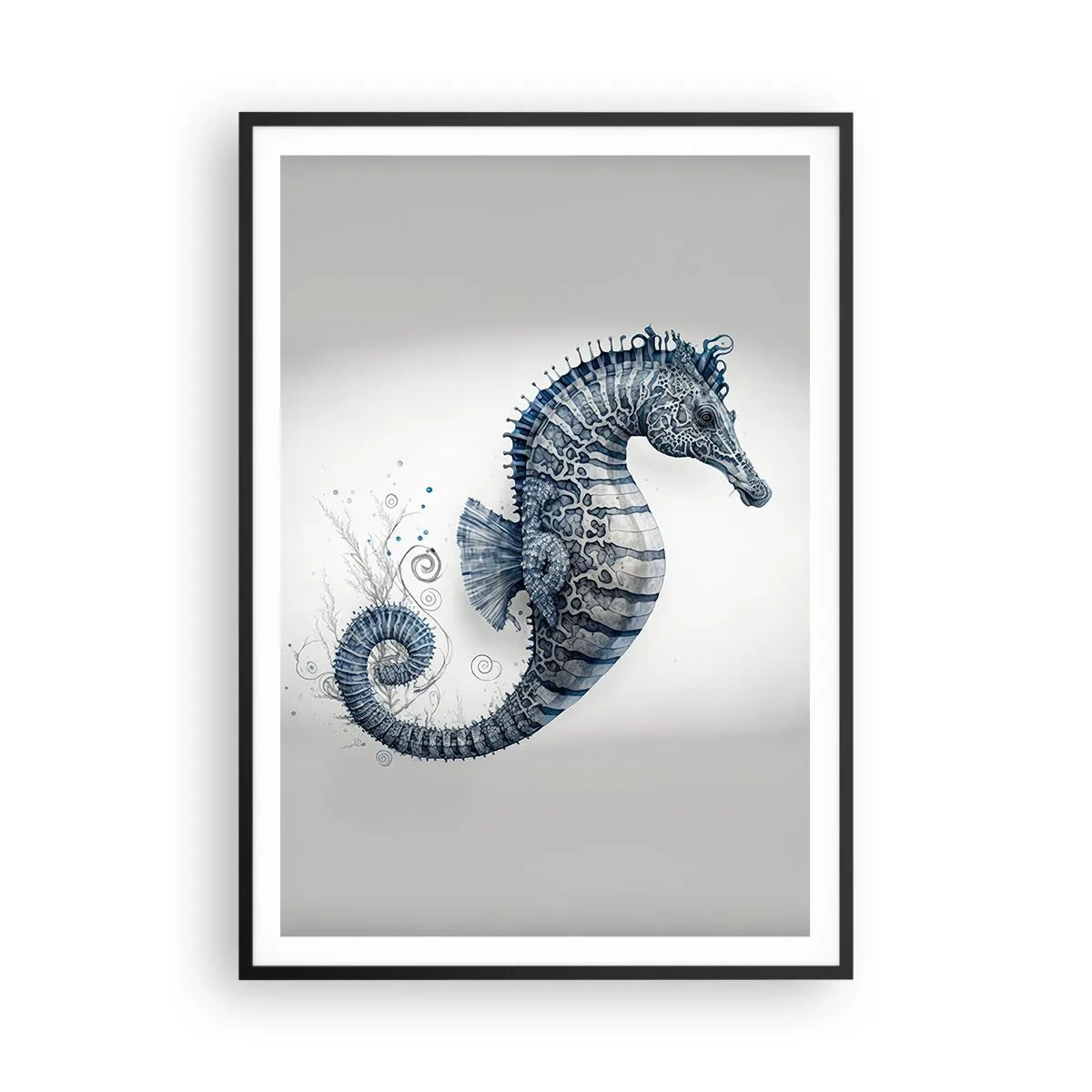 Poster in einem schwarzem Rahmen - Subtiler Witz der Natur - 70x100 cm