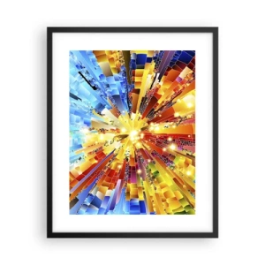 Poster in einem schwarzem Rahmen - In Medienauflösung - 40x50 cm